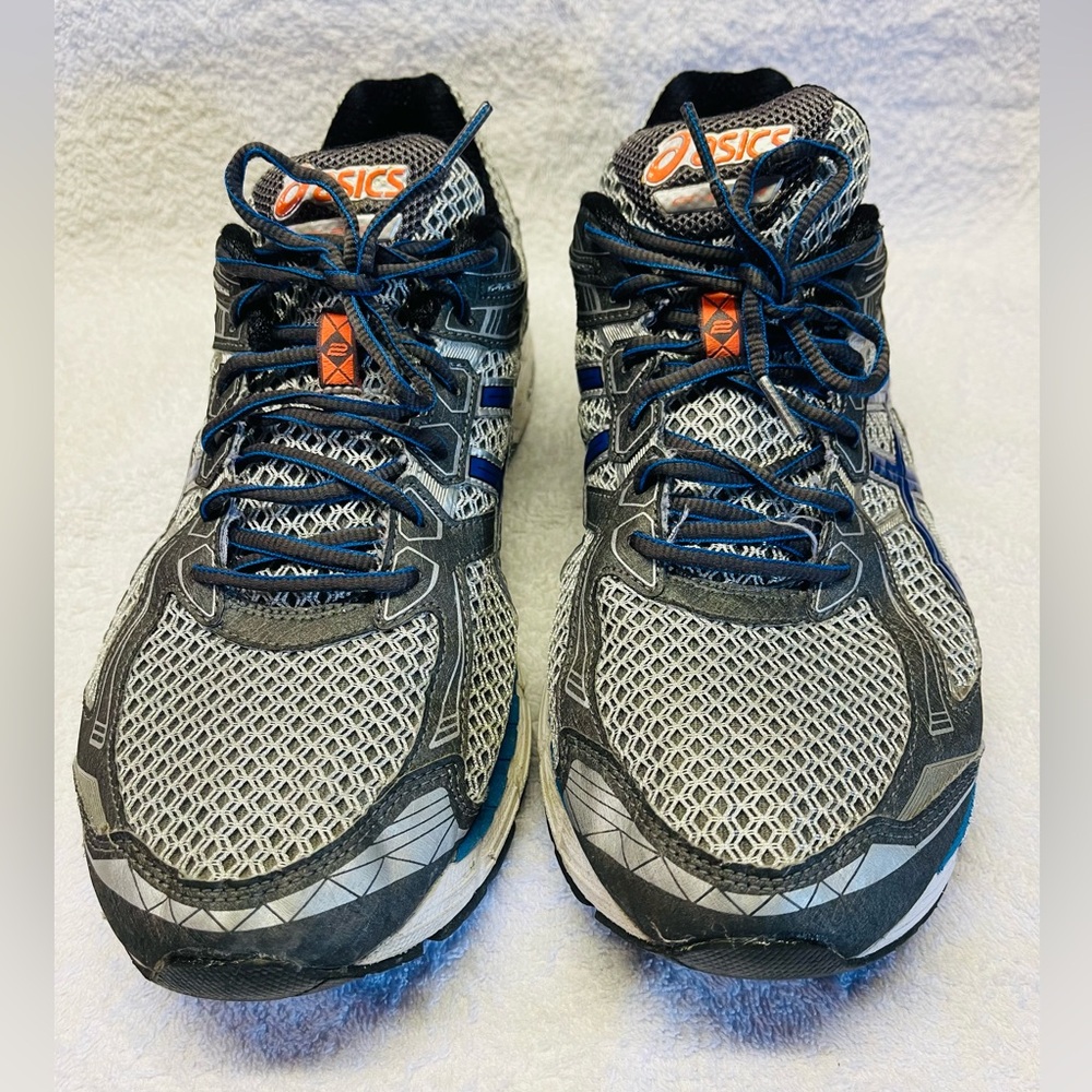 ASICS GT-2000 T3Q0N Silver/Blue Sz 12.5 US